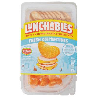 Lunchables Turkey & Cheddar With Clementines 5.2 Oz - 5.2 Oz