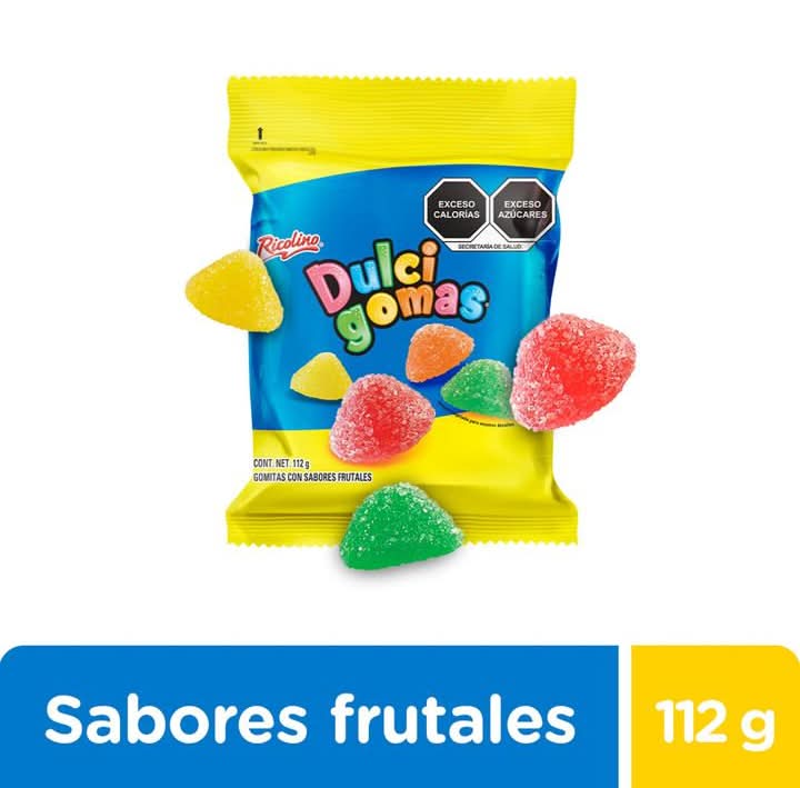 Ricolino · Dulci gomas, frutales (112 g)