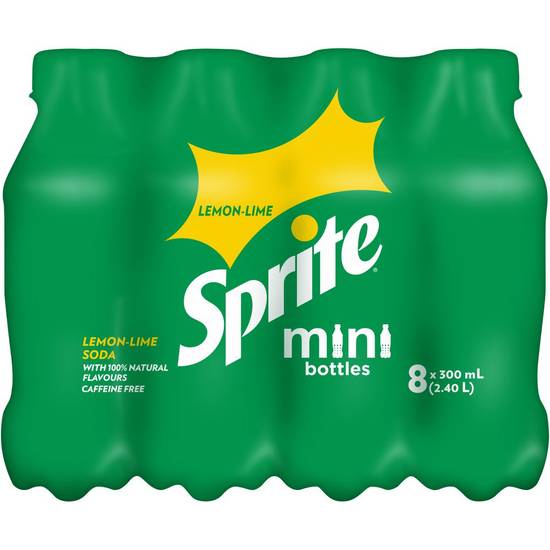 Sprite Mini Lemon-Lime Soft Drink (8 x 300 ml)