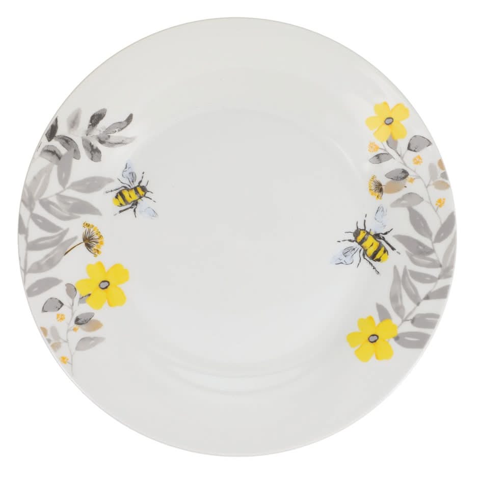 Royal Norfolk Ceramic Bee Plates, 10.5 in