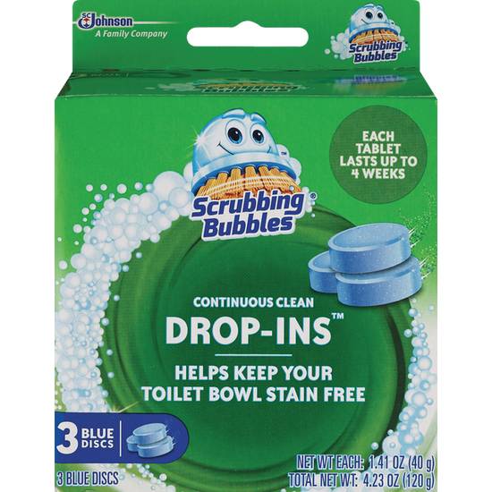 Scrubbing Bubbles Vanish Drop-Ins Cont Clean 3Pk 1.41oz Disc