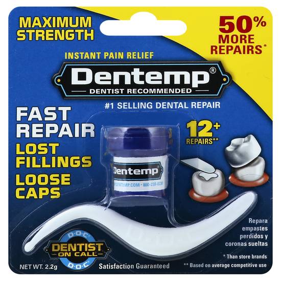 Dentemp Loose Cap & Lost Filling Repair Kit (1 kit)