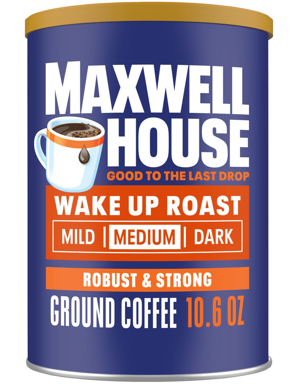 Maxwell House Wake Up Roast Medium Ground Coffee (10.6 oz)