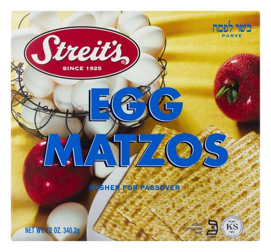 Streit's Kosher Egg Matzo (12 oz)