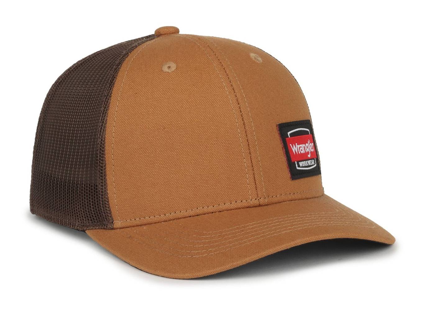 Wrangler Adult Unisex Brown/Dark Brown Cotton/Polyester Baseball Cap | 885792947784