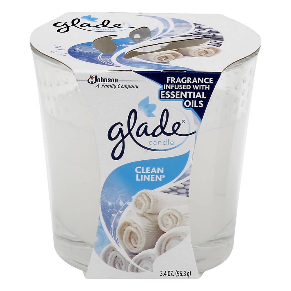 Glade Clean Linen Candle