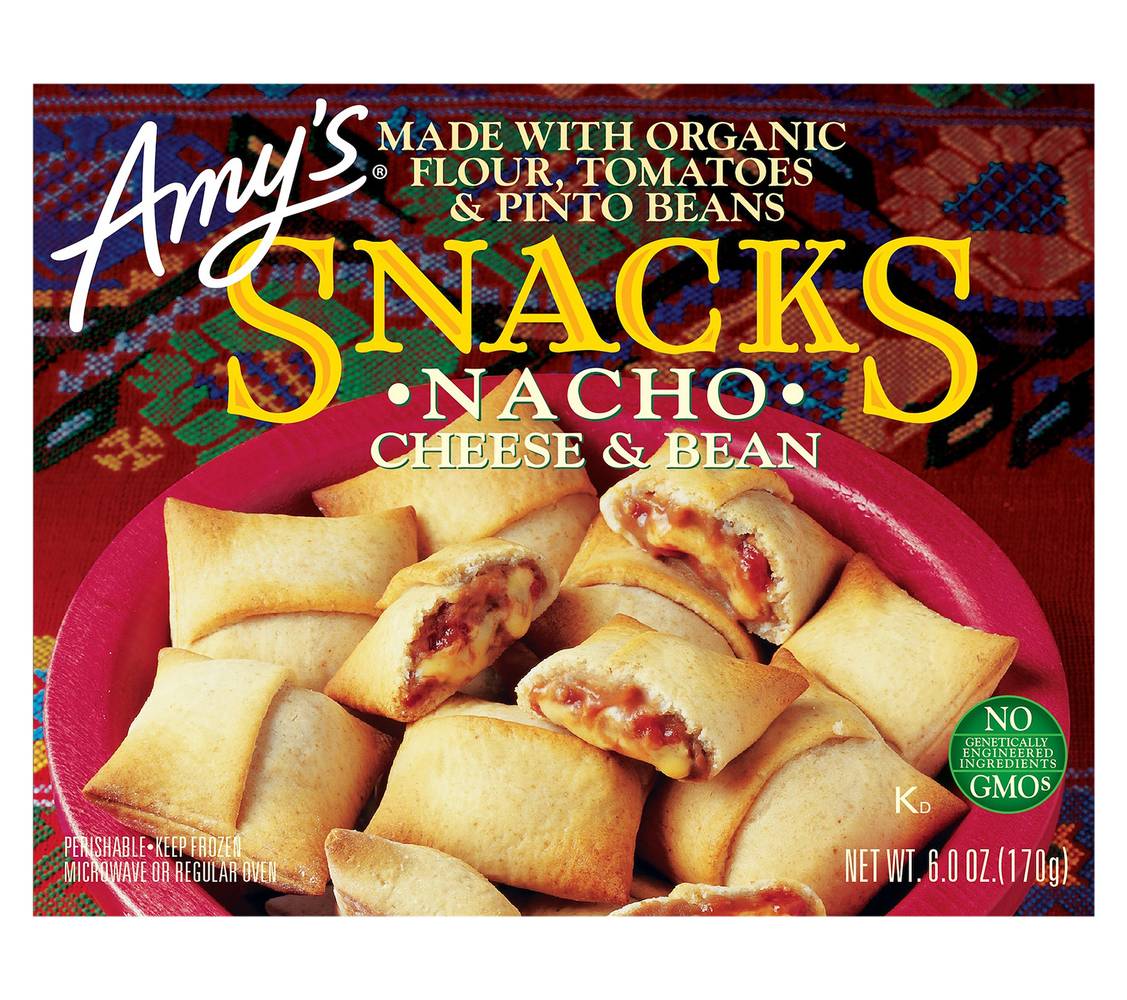 Amy's Nacho Cheese & Bean Snacks (6 oz)