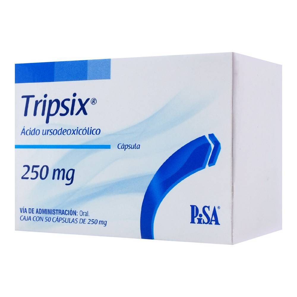 Pisa tripsix ácido ursodeoxicólico cápsulas 250 mg (50 piezas)