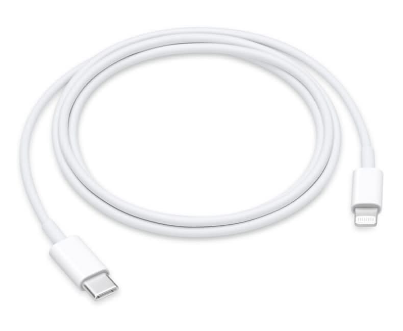Apple · Cable de usb-c a lightning 1m