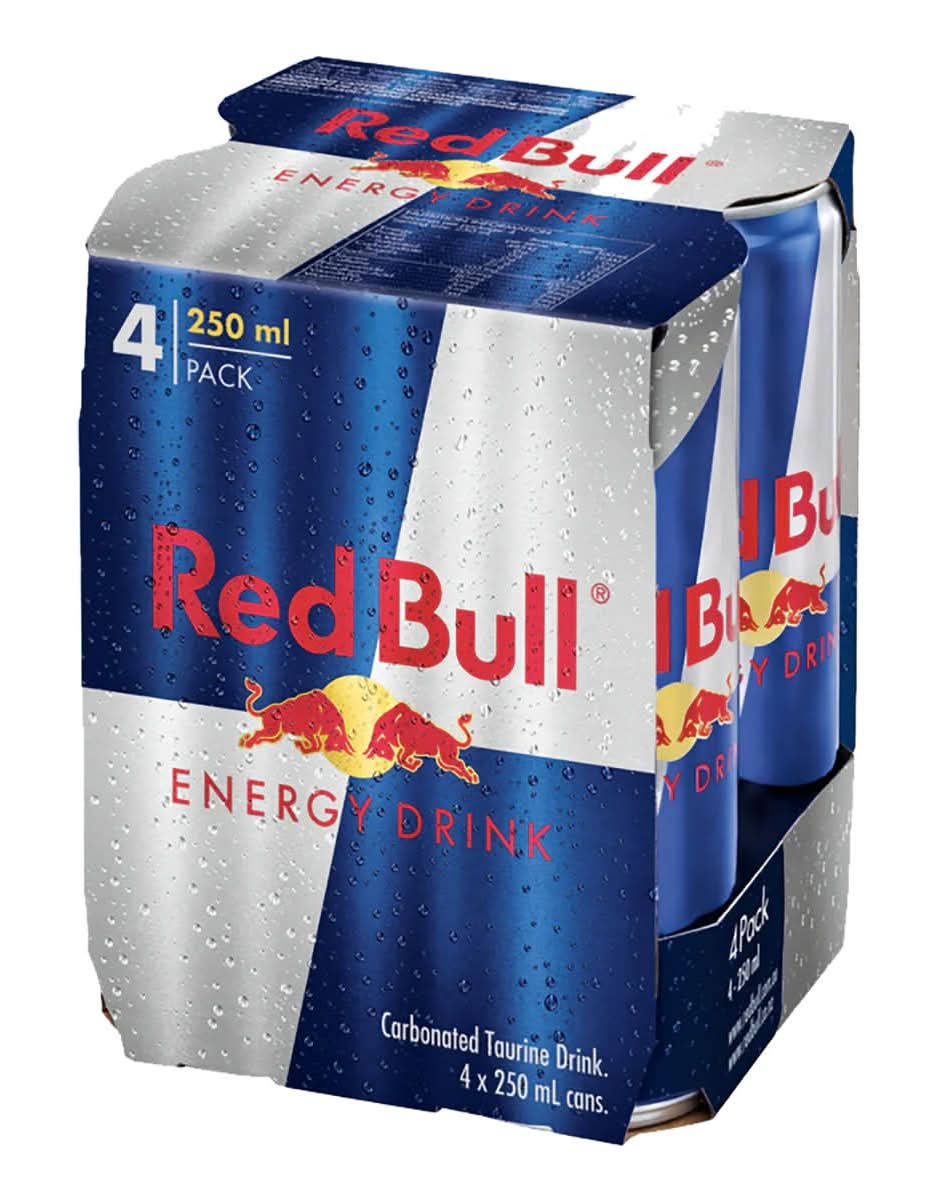 Red Bull Energy 250ml 4 Pack