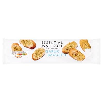 Essential Waitrose & Partner Garlic Baguette (210g)