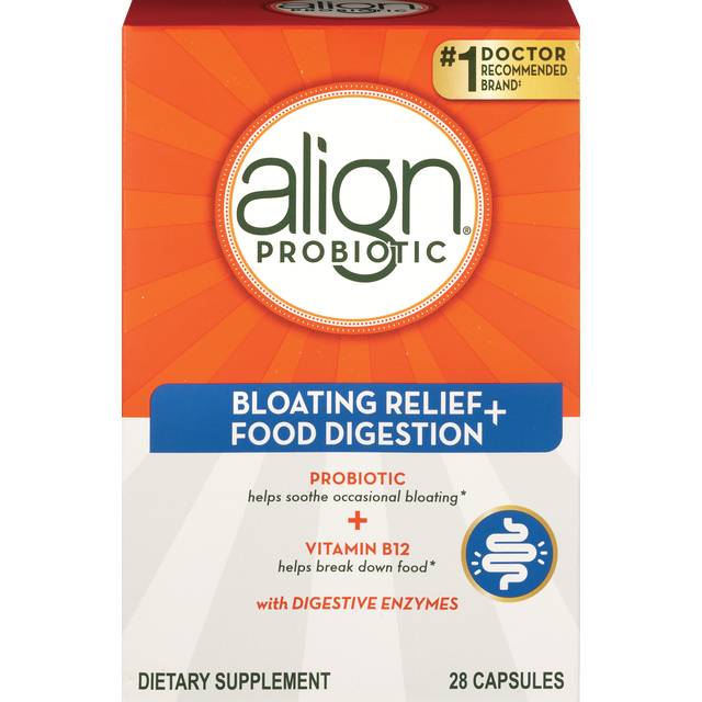 ALIGN BLOATING RELIEF+FOOD DIGESTION CAPSULES