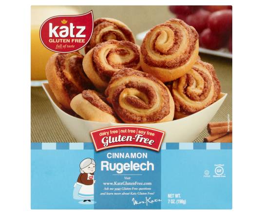 Katz Mini Glazed Rugelach Buns, Cinnamon (7 oz)