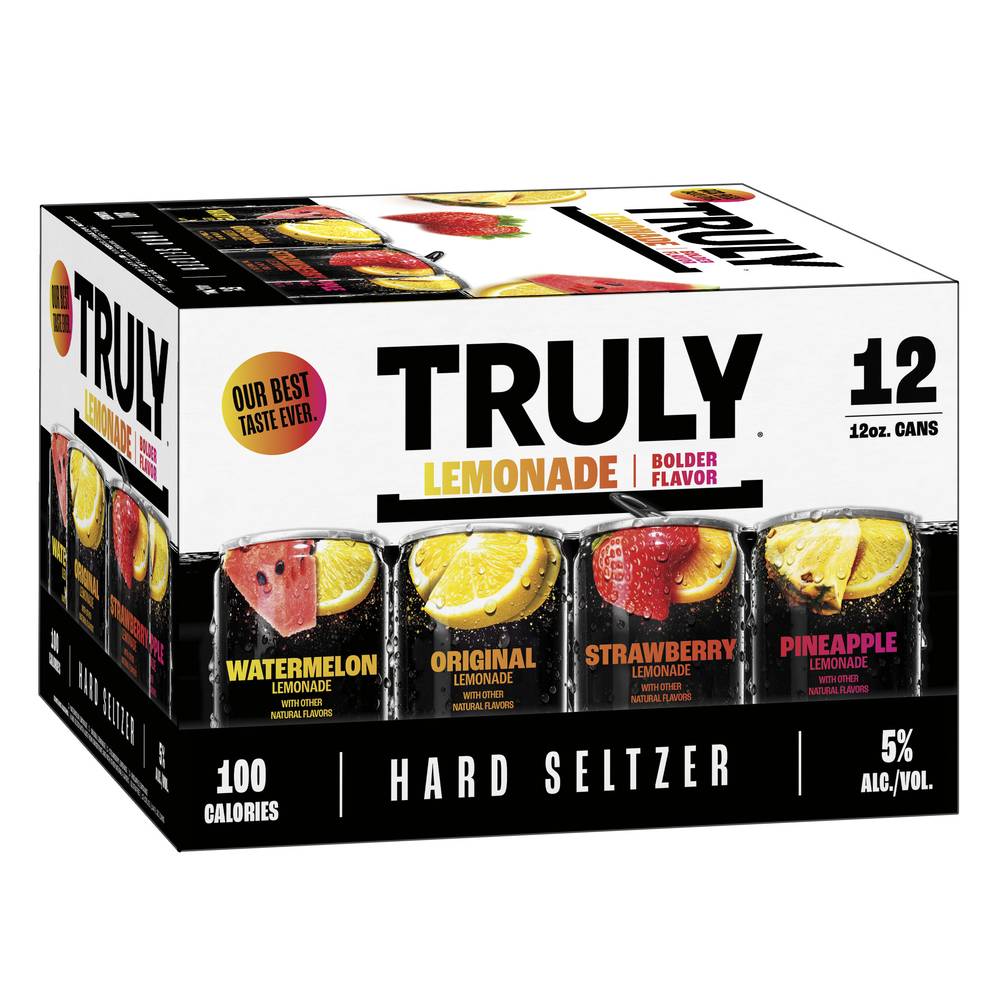 Truly Lemonade Variety pack Hard Seltzer (12 pack, 12 oz)