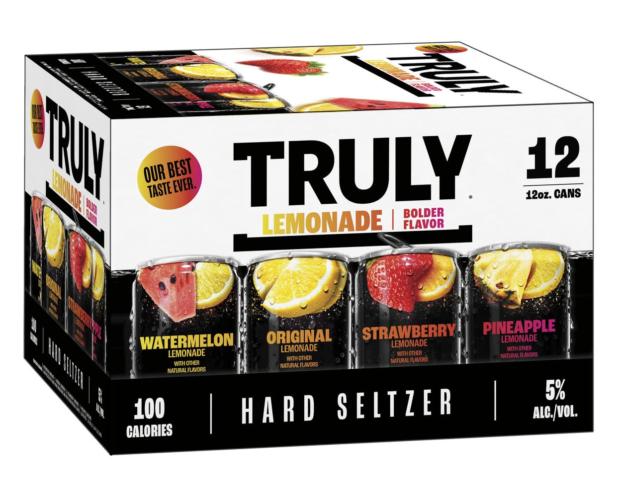 Truly Lemonade Hard Seltzer, Assorted (12 x 12 oz)