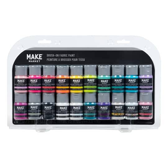 Pastel Brush-On Fabric Paint Set By Make Market