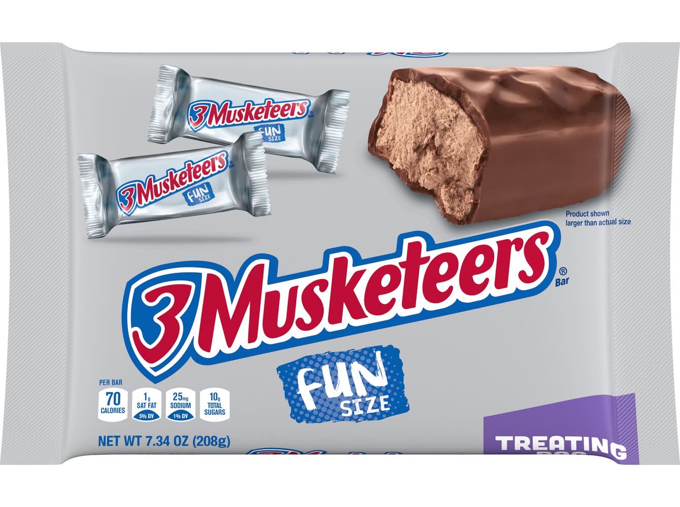 3 Musketeers Milk Chocolate Candy Bars Fun Size (7.34 oz)