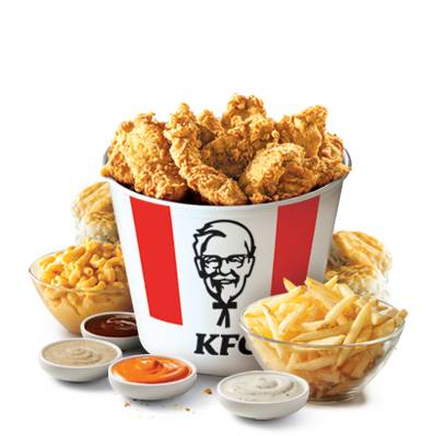 12 Tenders Family Fill Up Bucket Meal