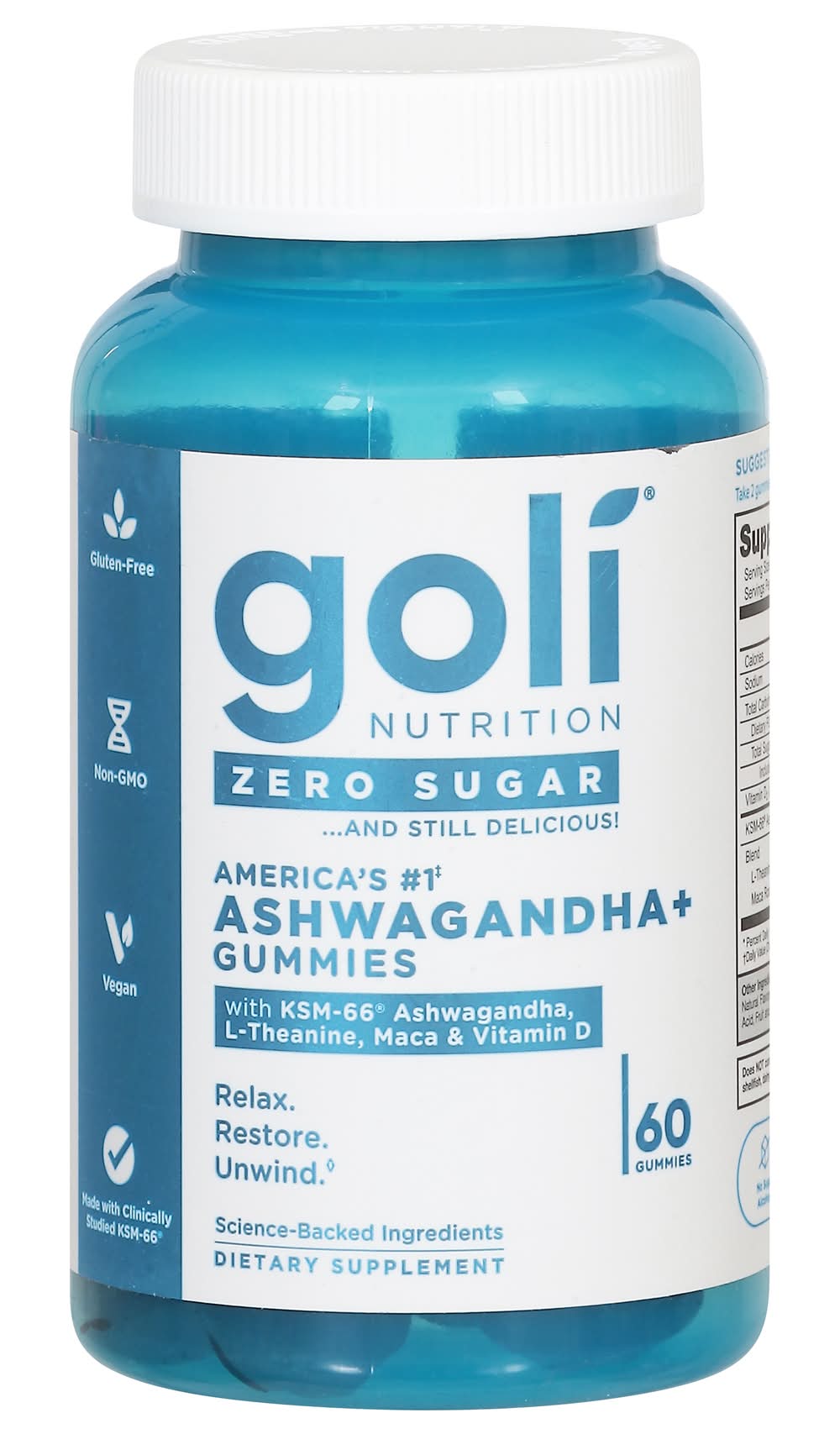 Goli Nutrition Ashwagandha+ Gummies (60 ct)