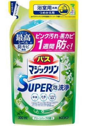 バスマジックリンＳＰ泡洗浄Ｇハーブ詰替用３００ｍＬ:4901301426567