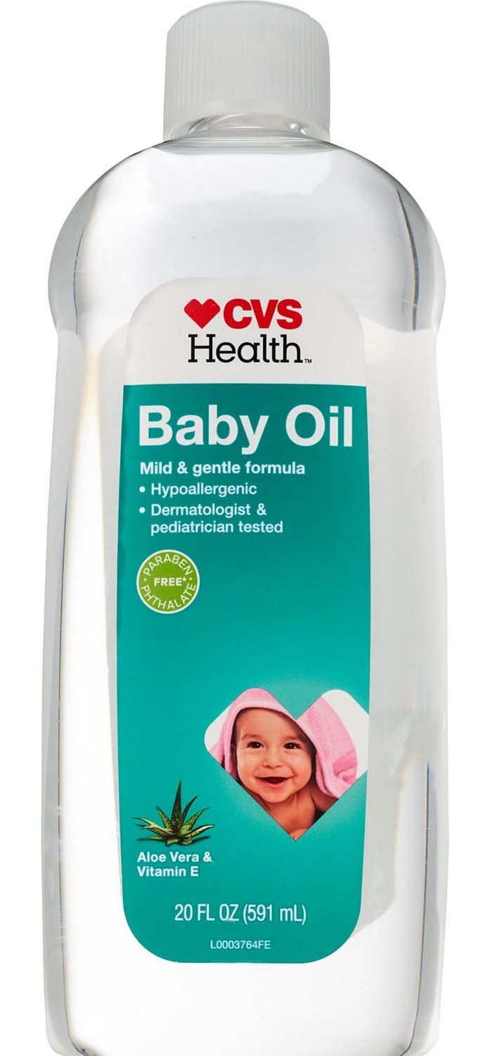 CVS Baby Oil With Aloe Vera And Vitamin E
