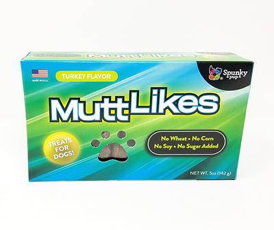 Mutt Likes Turkey Flavor Semi-Moist Dog Treats, 5 Oz.