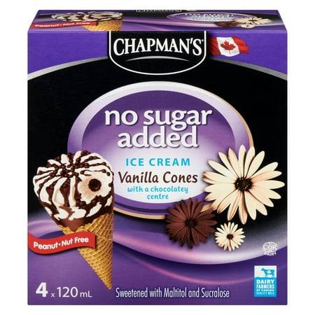 Chapman's Ice Cream, Vanilla (4 x 120 ml)