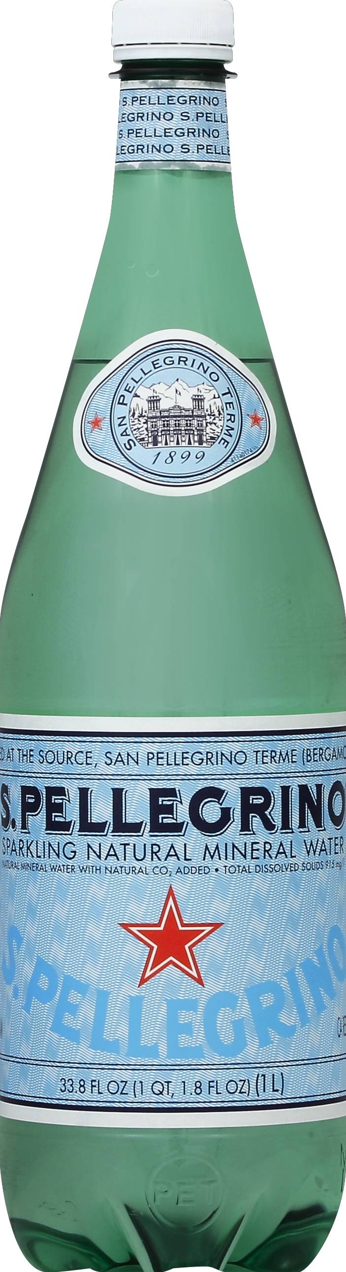 San Pellegrino Sparkling Natural Mineral Water (33.8 fl oz)