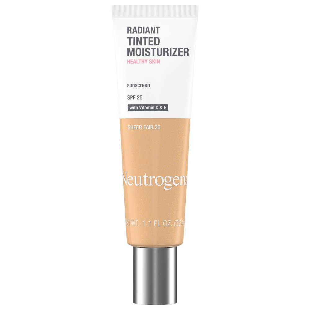 Neutrogena Healthy Skin Radiant Tinted Moisturizer Broad Spectrum Spf 30 (sheer fair 20)