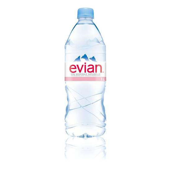 Eau minérale naturelle Evian 1l