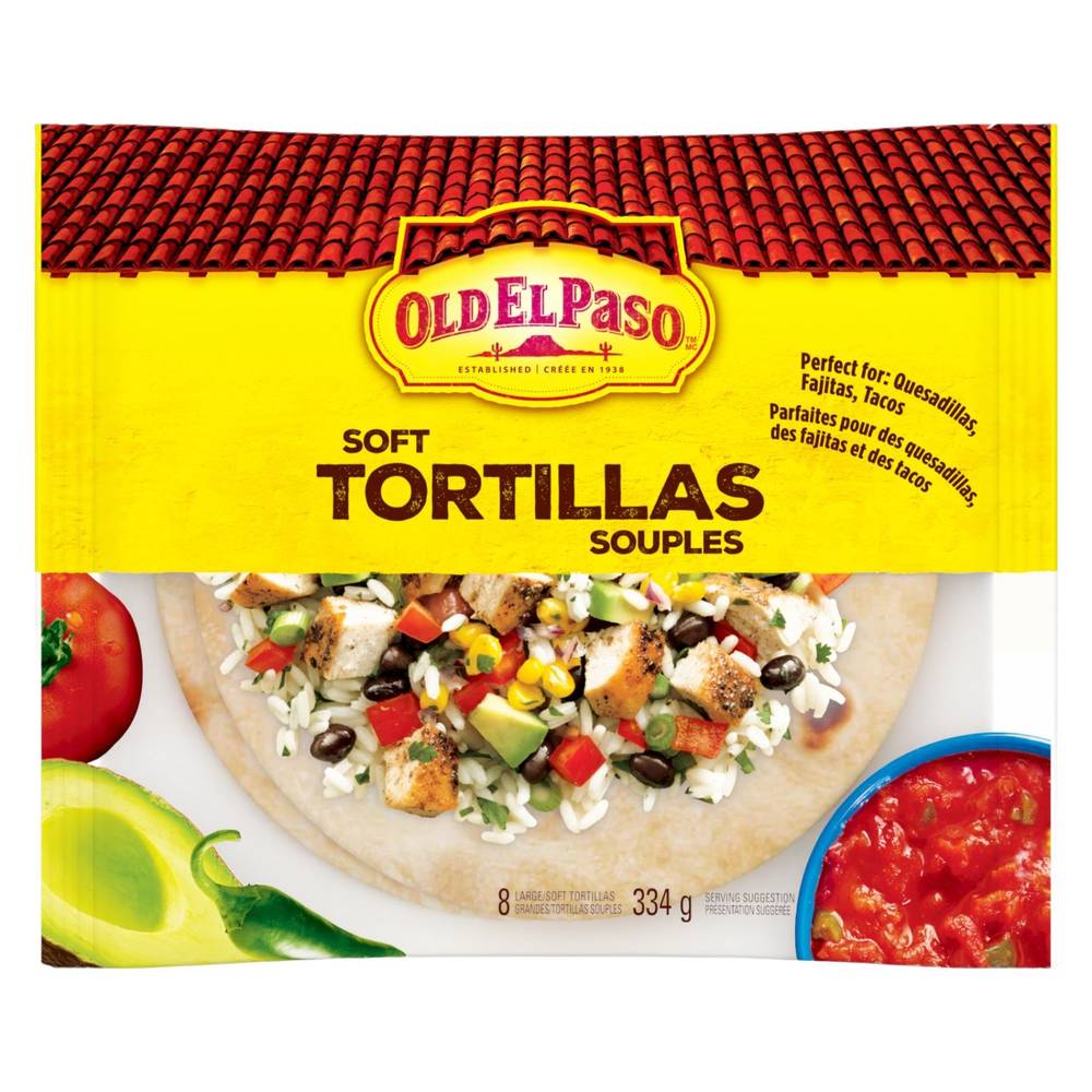 Old El Paso Large Soft Tortillas (334 g)