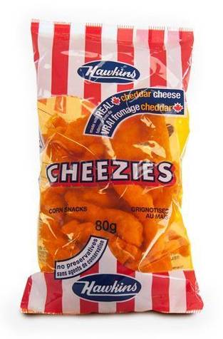 Hawkins Cheezies Corn Snacks (80 g)