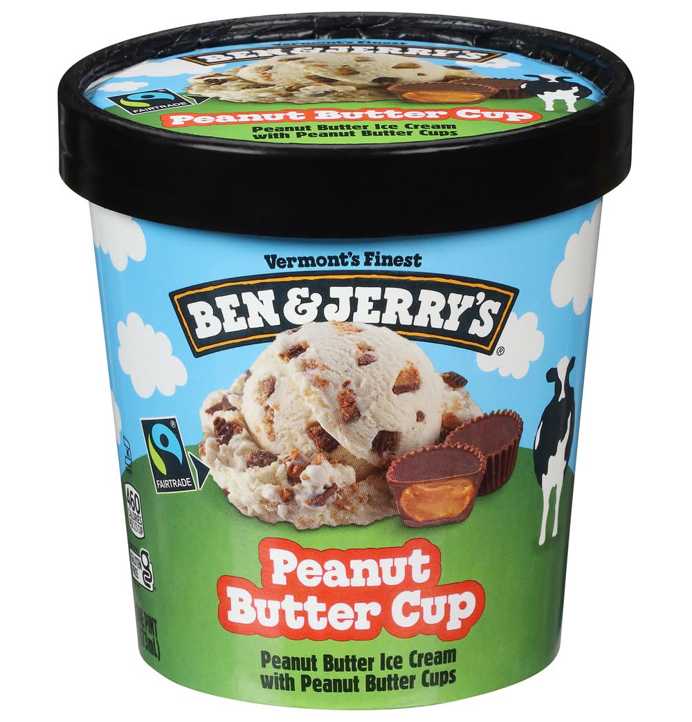 Ben & Jerry's Ice Cream, Peanut Butter Cup (1 pint)