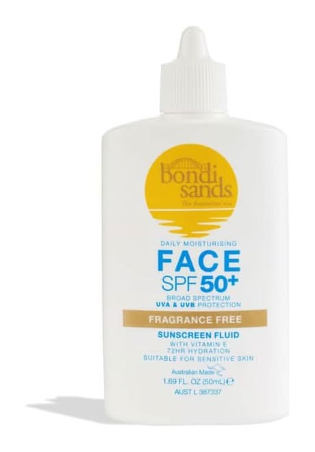 Bondi Sands SPF50+ Fragrance Free Face Fluid 50ml