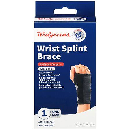 Walgreens One Size Adjustable Splint Wrist Brace