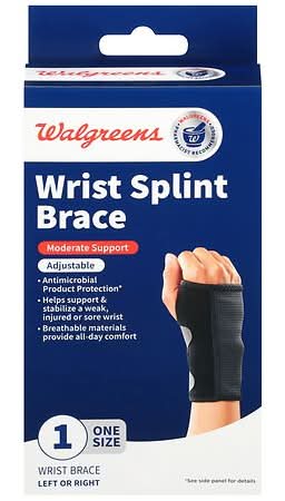 Walgreens Adjustable Splint Wrist Brace, OS