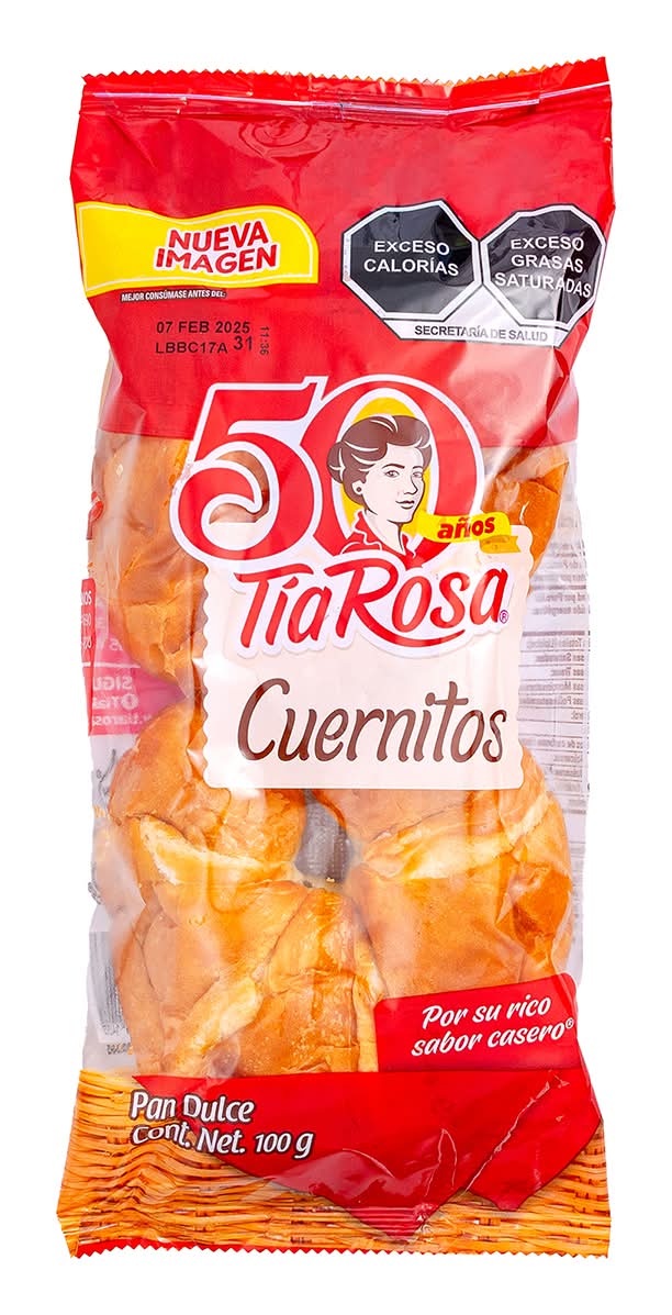 Tía Rosa · Cuernitos pan dulce (100 g)