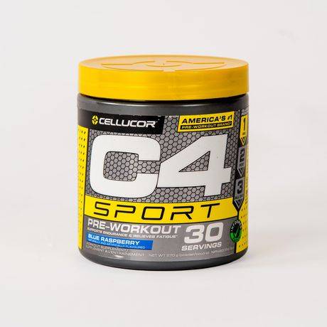 Cellucor C4 Sport Pre-Workout Powder, Blue Raspberry (285 g)