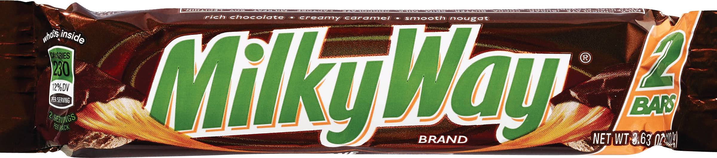 Milky Way Milk Chocolate ToGo Sharing Size Candy Bar, 3.63 oz
