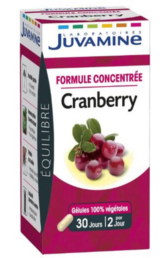 Juvamine - Formule concentrée cranberry (60 gélules)
