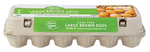 Wegmans Organic Large Brown Eggs, 12 Count, Cage Free