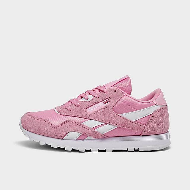 Girls' Big Kids' Reebok Classic Nylon Casual Shoes (6.5)