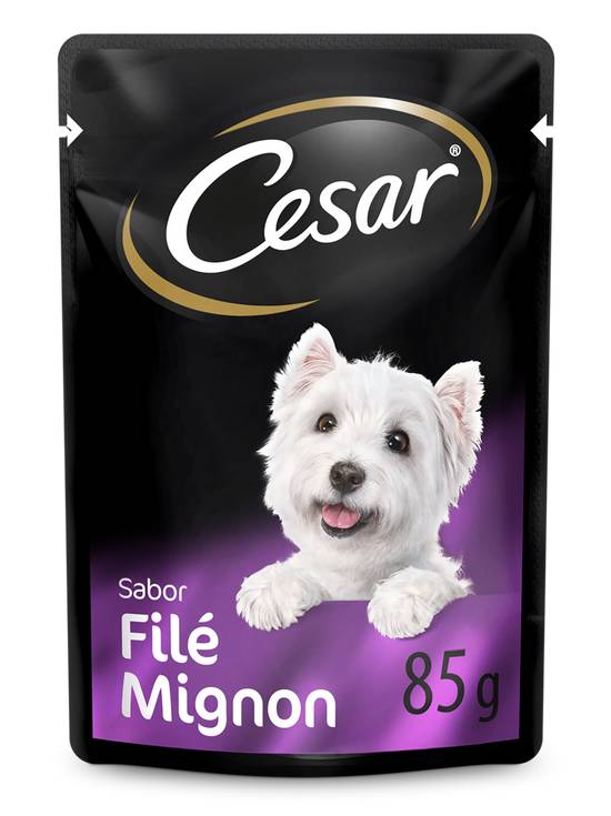 Cesar ração úmida sabor filé mignon para cães (85g)