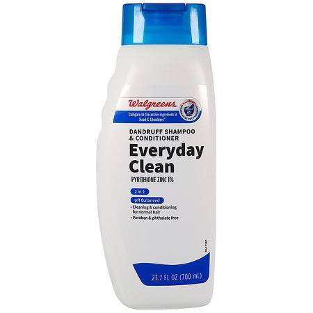 Walgreens 2 in 1 Dandruff Shampoo & Conditioner Everyday Clean