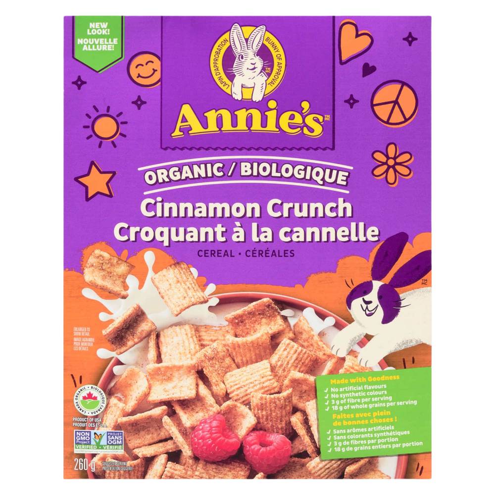 Annie's Cinnamon Crunch Breakfast Cereal (260 g)