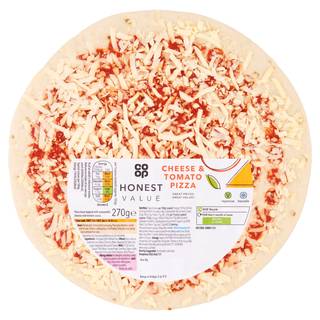 Co-op Honest Value Cheese & Tomato Pizza 270g (Co-op Member Price £1.00 *T&Cs apply)