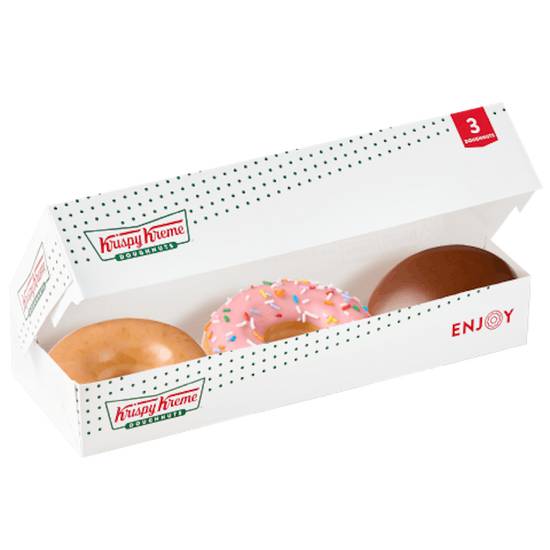 3 Count Classic Assorted Doughnuts