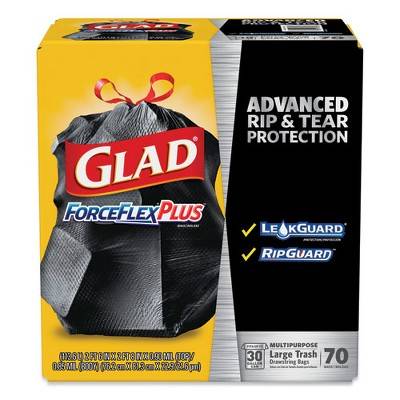 Glad Forceflex Drawstring Trash Bags (70 pack)