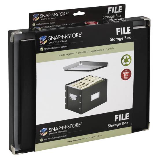 Snap-N-Store Letter Size File Storage Box