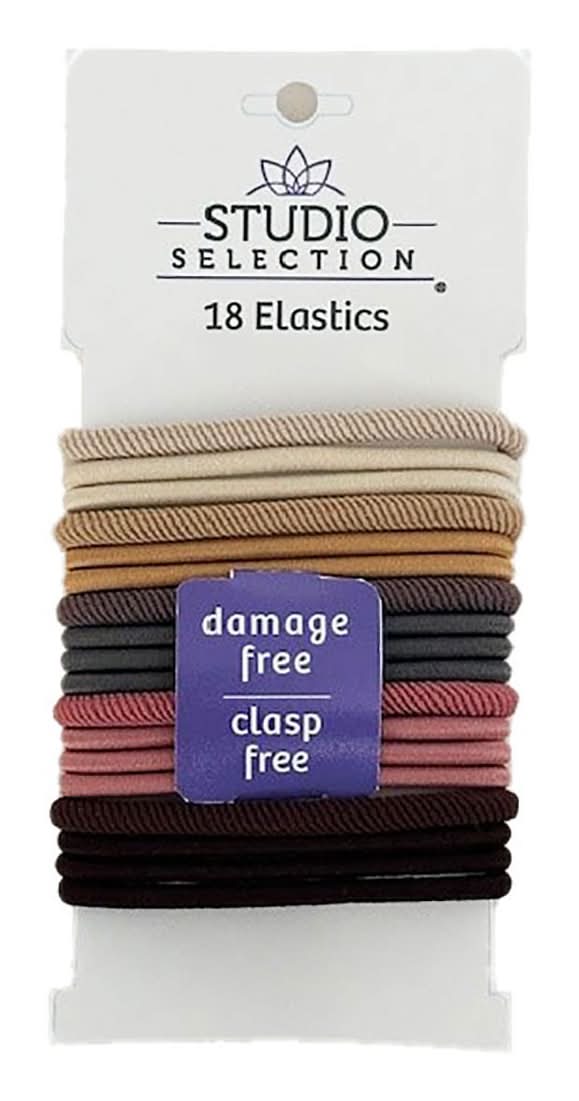 Studio Selection Elastics Hair Bands (18 ct)